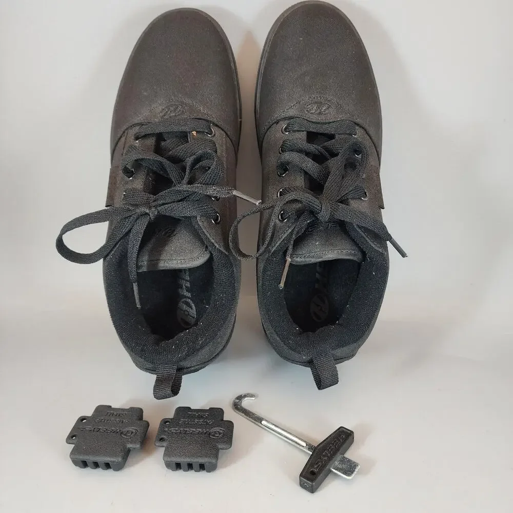 Heelys Pro 20 Youth Skate Shoes Black Size 6 Barely Used